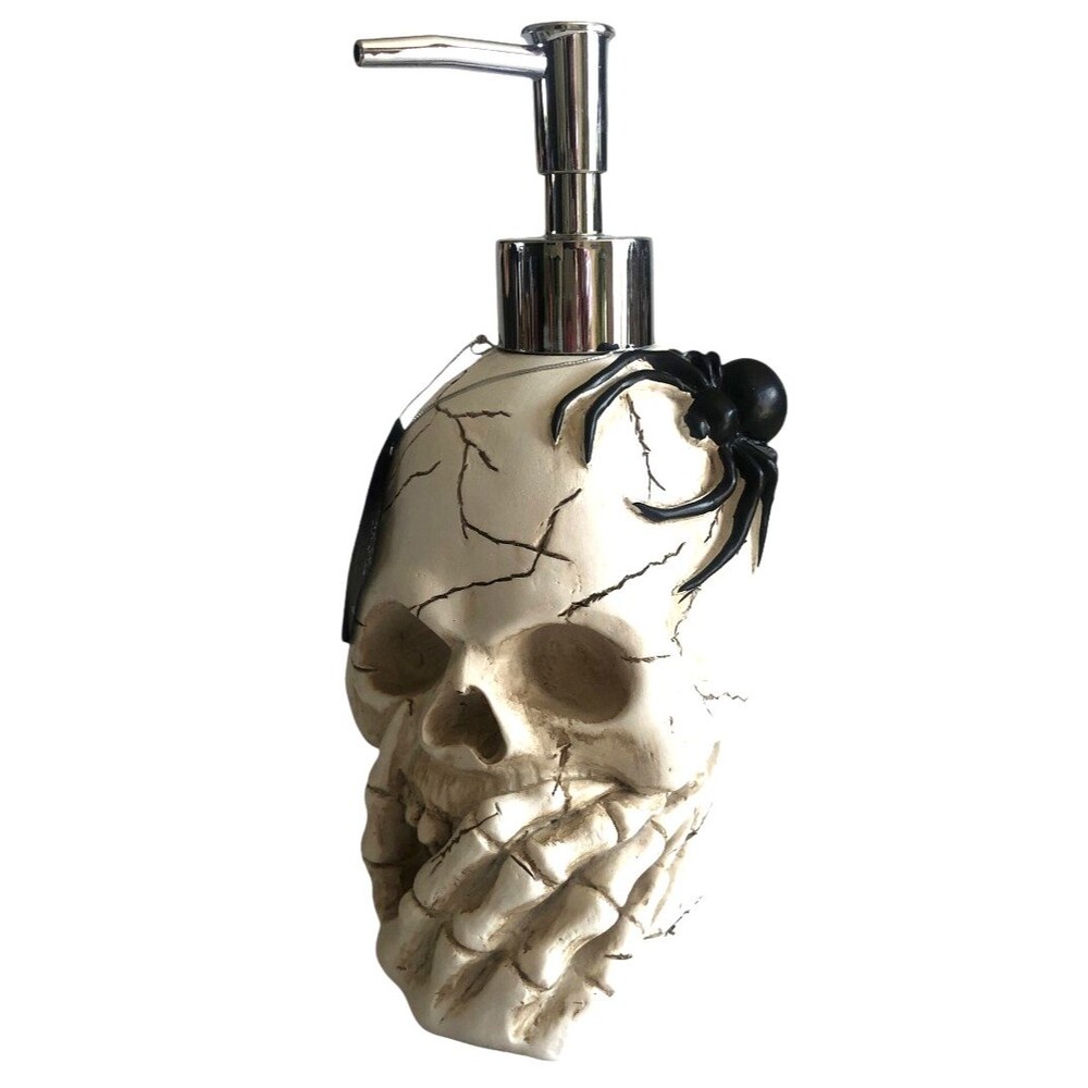 Halloween Soap Pump Skull Spider Skeleton Hand Bath Kitchen Lotion Dispenser